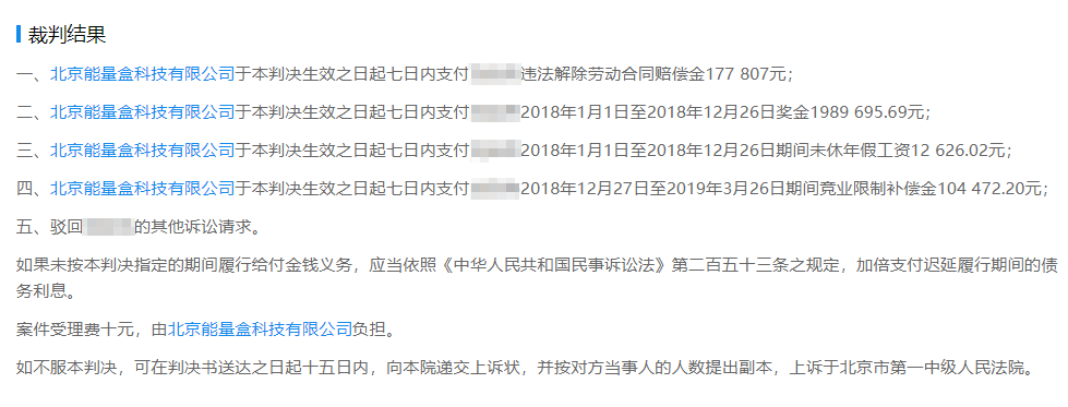 KingsGroup违法解除劳动合同成被执行人，执行标的228万