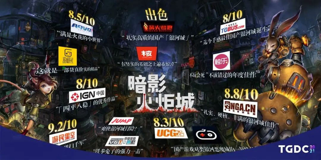 钛核网络创始人张弢：《暗影火炬城》独特的世界观构建 | TGDC 2021