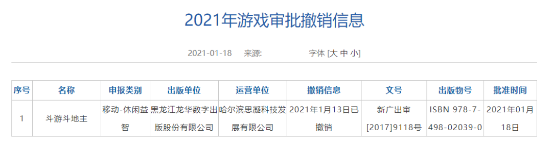 1月份第一批84款国产网络游戏审批信息公布