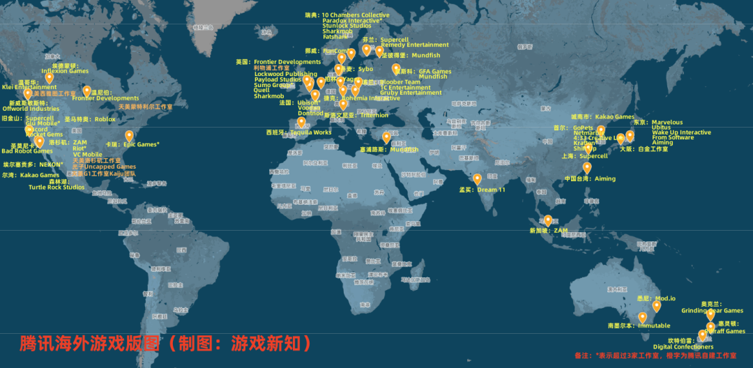 在海外，腾讯网易的千亿「游戏版图」
