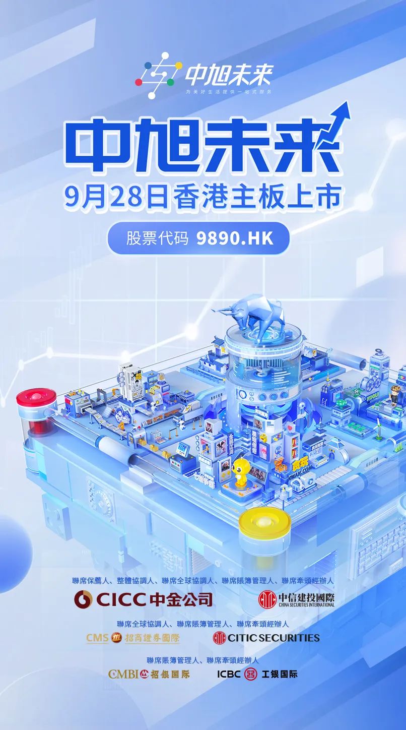 中旭未来于香港交易所主板正式挂牌
